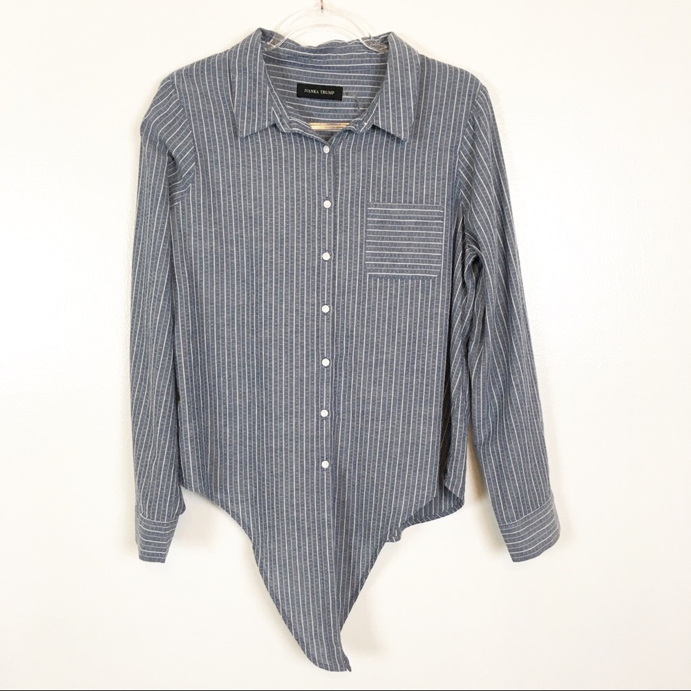 Ivanka Trump | Tie Front Button Up